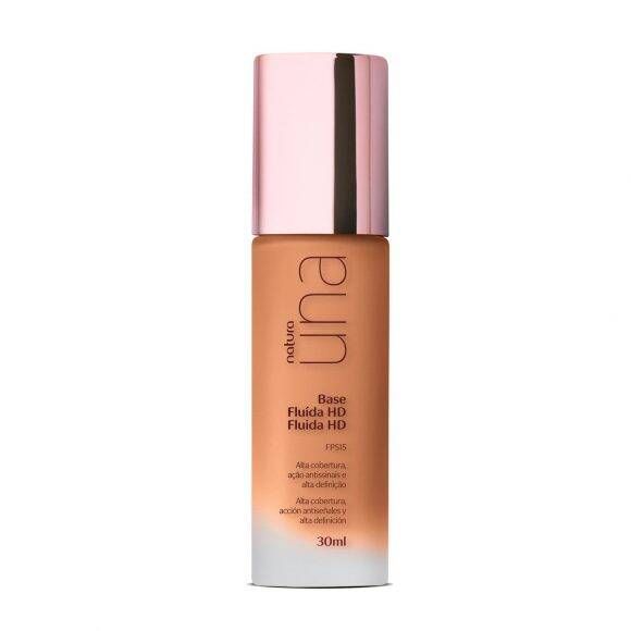 Base Una Fluida HD FPS 15 30ml Bege Castanho