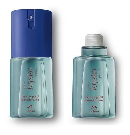 Desodorante Spray Corporal Feminino Kriska Jeans 100ml + Refil