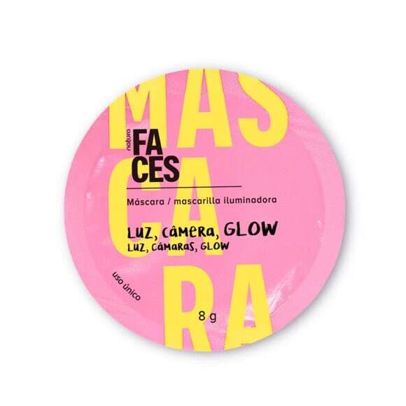Mascara Facial Faces Iluminadora 8g Sem Enxágue